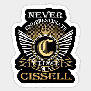 CISSELL Sticker